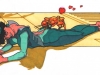 Legs and the crab.