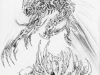 Sketch for the Shrike after Dan Simmons\' books